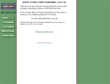 Tablet Screenshot of misc.airwar1.org.uk